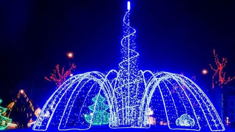Сквер «Імені Олега Бабаєва» цієї зими здивує кременчужан новим світловим оформленням