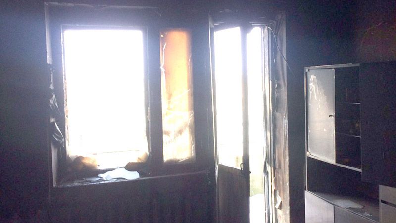 У Машівці під час гасіння пожежі в квартирі вогнеборці виявили тіло жінки