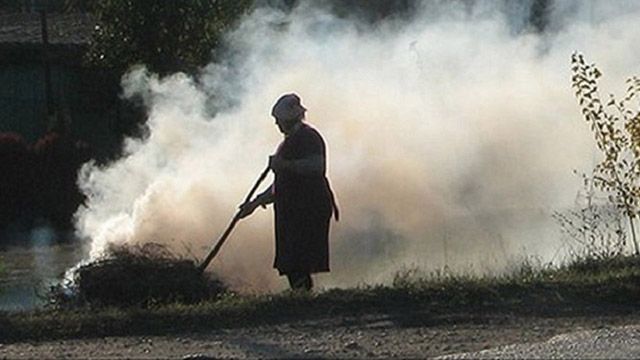 На Полтавщині бабуся згоріла під час спалювання сміття
