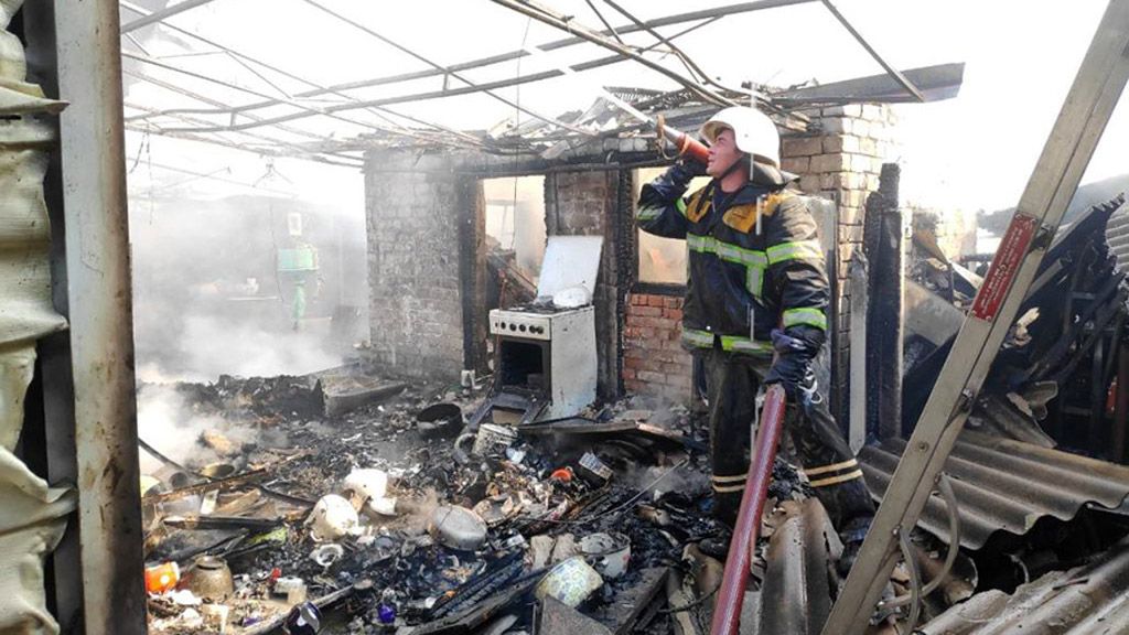 Під час пожежі у Кременчуці постраждала жінка
