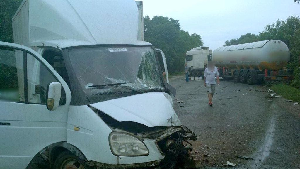 У Кременчуцькому районі зіткнулися дві вантажівки