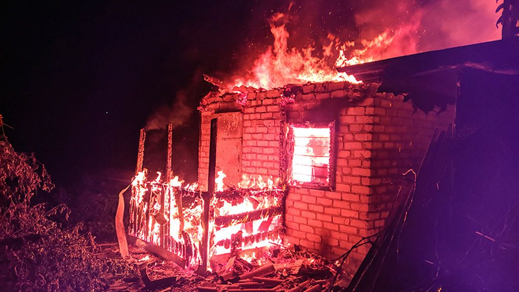 Рятувальники ліквідували пожежу на території садового товариства