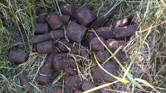 У Машівському районі підірвали 2 міни та 41 гранату