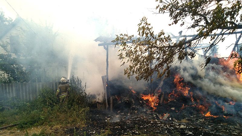 У Чутівському районі згоріло 15 тонн сіна