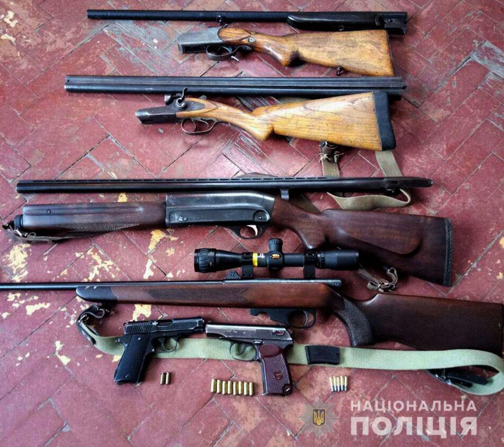 На Полтавщині добровільно здали до поліції близько 164 тисяч набоїв та більше сотні зразків різної зброї