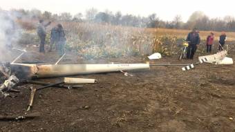  На Полтавщині упав гелікоптер, загинув екс-міністр аграрної політики