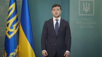 Звернення президента Зеленського щодо подій у Нових Санжарах та коронавірусу