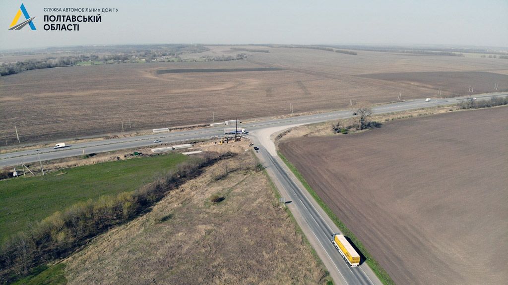 Розпочали будівництво перехрестя доріг М-03 Київ-Харків та Н-31 Дніпро-Решетилівка