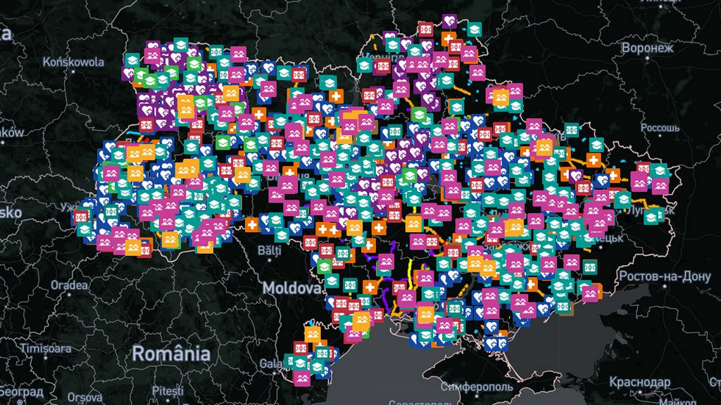 Полтавські об’єкти «Великого будівництва» доступні на онлайн карті