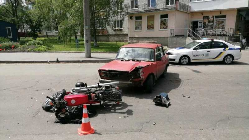 У Миргороді в ДТП постраждав мотоцикліст – поліція вивчає обставини події
