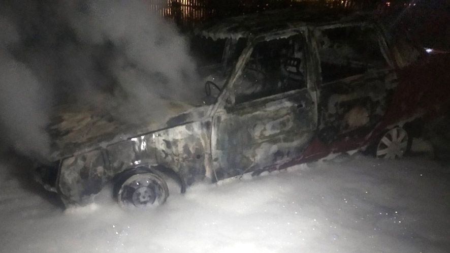 У Семенівському районі вночі згорів автомобіль