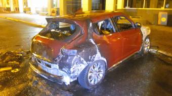 У Кременчуці згорів Nissan Juke – поліція підозрює підпал