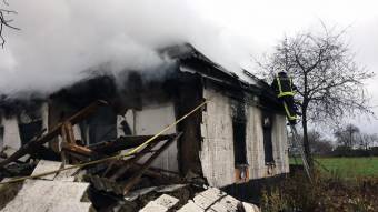 У Хорольському районі на місці пожежі у житловому будинку виявлено загиблого власника