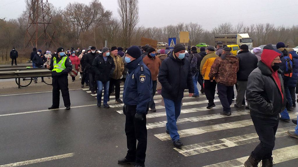 У Лубенському районі знову мітингують проти підвищення ціни розподілу газу