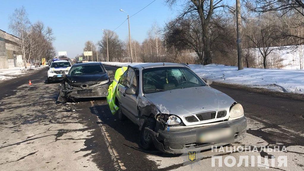 У Полтаві сталося 2 ДТП у яких травмовано пішохода та пасажира автомобіля