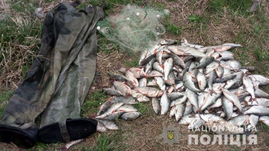 На Полтавщині упіймали браконьєрів, наловили риби на суму понад 35 тисяч гривень