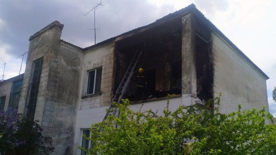 На Миргородщині вигоріла квартира