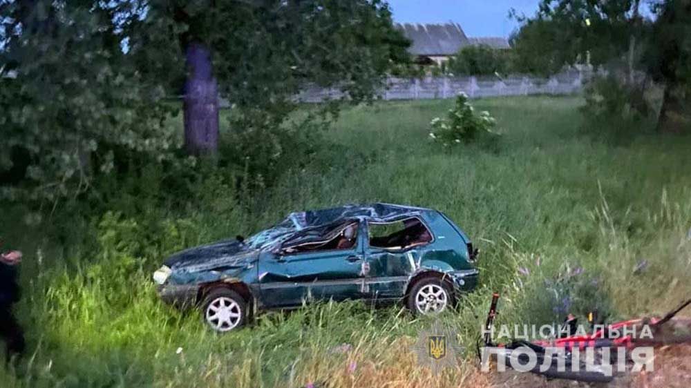 Поліція Полтавщини повідомила про підозру чоловікові, який допустив неповнолітнього до керування автомобілем 