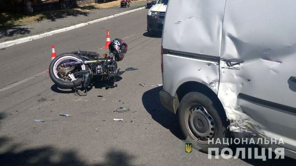 За минулу добу на дорогах Полтавщини у ДТП постраждали двоє мотоциклістів