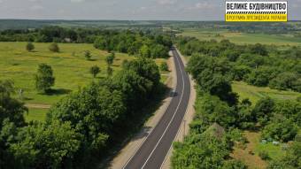 У межах програми «Велике будівництво» відновлено понад 10 кілометрів дороги Р-60 Кролевець – Пирятин