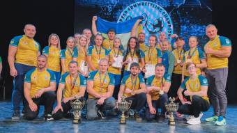 Збірна України з армрестлінгу стала першою в Європі