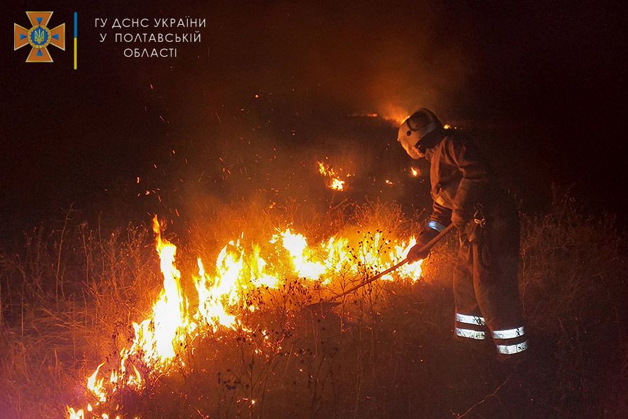 За минулу добу вогнеборці ліквідували 7 пожеж на відкритій території