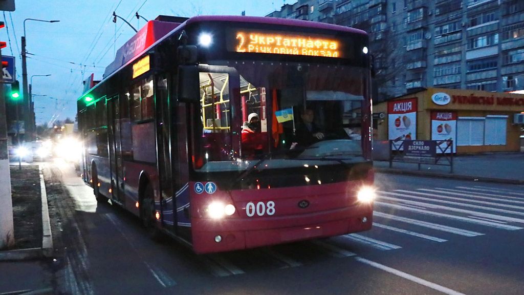 На Новий рік у Кременчуці громадський транспорт працюватиме у режимі «вихідного дня»