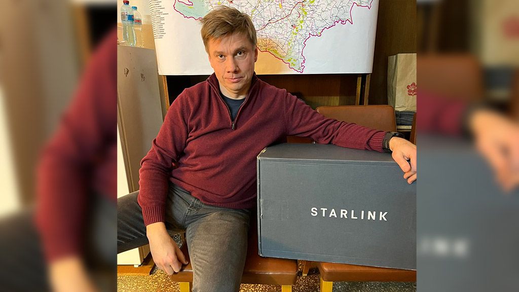 У Полтаву надійшла перша станція супутникового інтернету Starlink від компанії SpaceX Ілона Маска