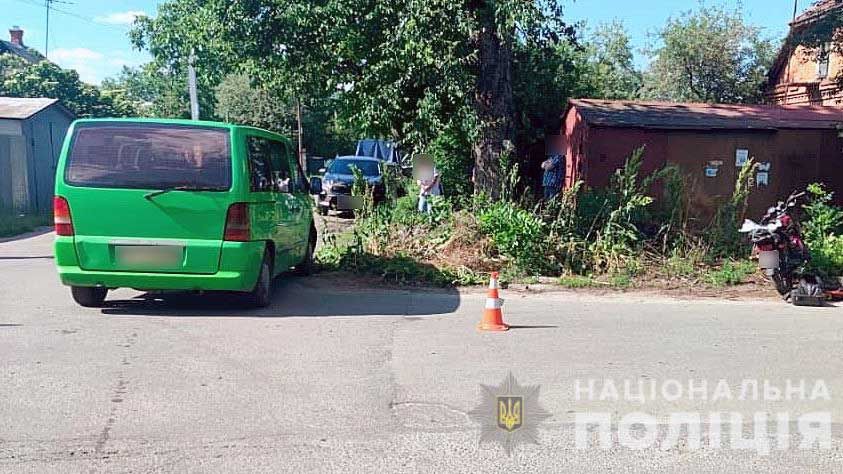 У Полтаві в ДТП травмувався мотоцикліст