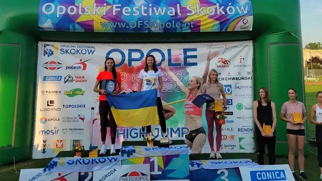 Полтавчанка взяла «золото» на турнірі стрибків у висоту в Польщі
