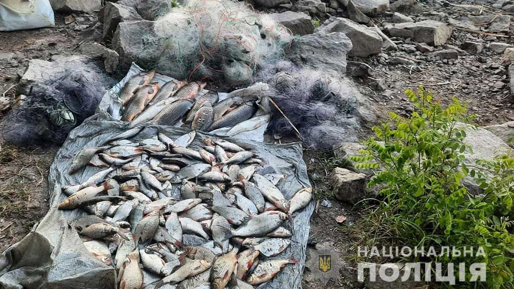На Кам’янському водосховищі браконьєр наловив риби на чверть мільйона гривень