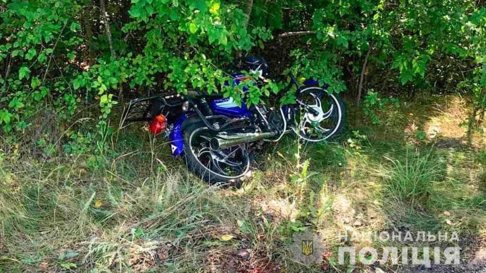 На Новосанжарщині в ДТП постраждав мотоцикліст