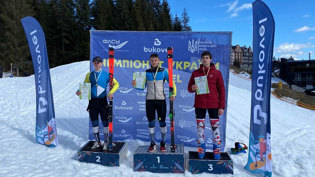 Спортсмен із Полтавщини виборов «золото» на чемпіонаті України із гірськолижного спорту