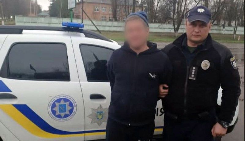 На Полтавщині поліція за годину затримала чоловіка, причетного до вбивства