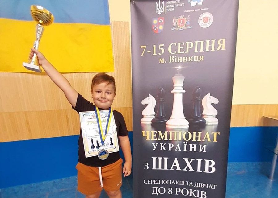 Юний полтавчанин став призером зі швидких шахів на чемпінаті України