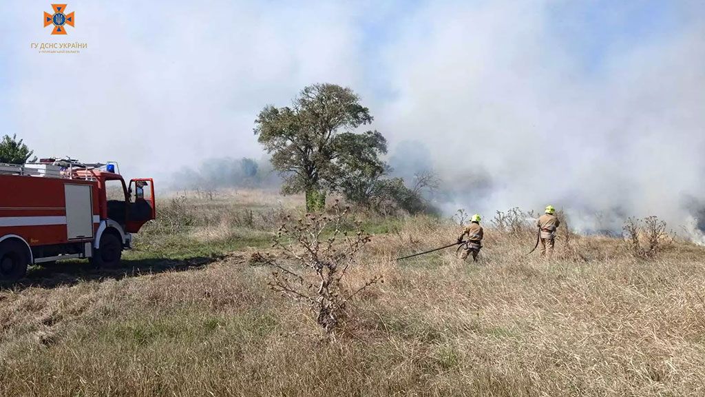 За добу 1 жовтня вогнеборці на Полтавщині загасили 8 пожеж на відкритій території