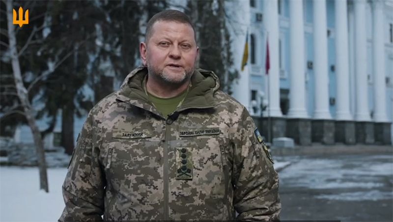 Валерій Залужний привітав українських військових з днем Збройних Сил України