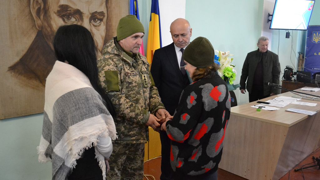 Сім’ї загиблого білицького військового вручили орден «За мужність»