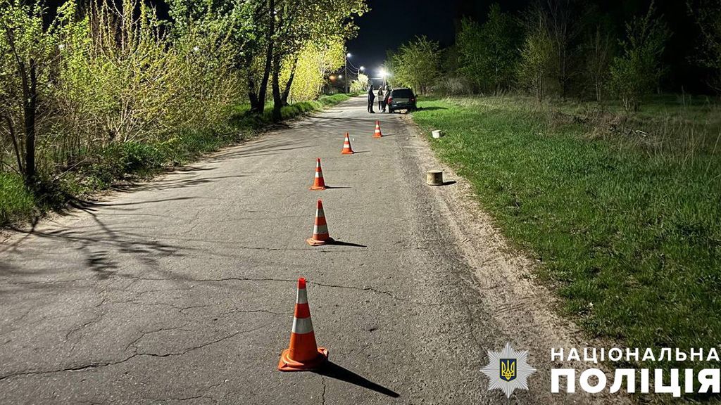 Поліція Лубен знайшла водія, який збив велосипедистку і покинув місце події