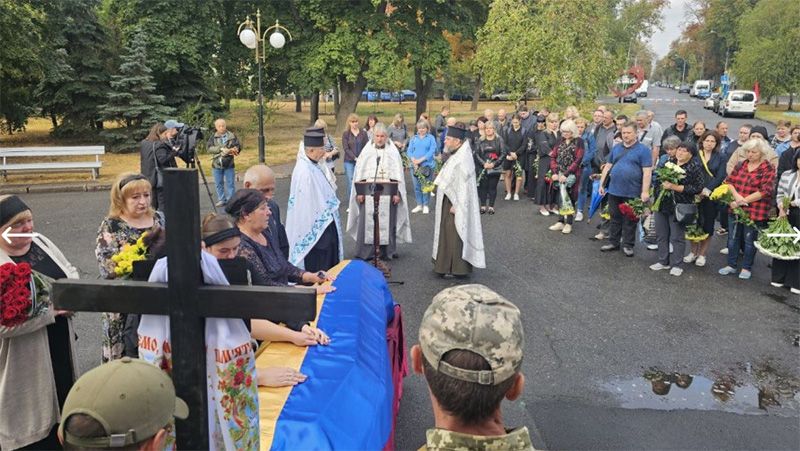 Полтава попрощалася із загиблим захисником Вячеславом Куцом