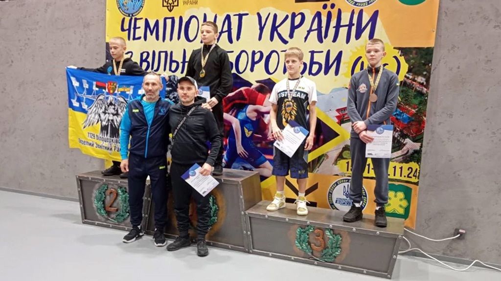 Юні борці із Полтавщини здобули медалі на чемпіонаті України в категорії U16