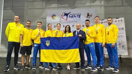 Каратисти із Полтавщини здобули 5 медалей на чемпіонаті світу