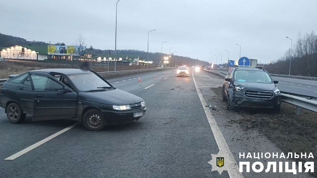 У Лубенській громаді зіткнулися два легковики: травмовано водійку одного з них