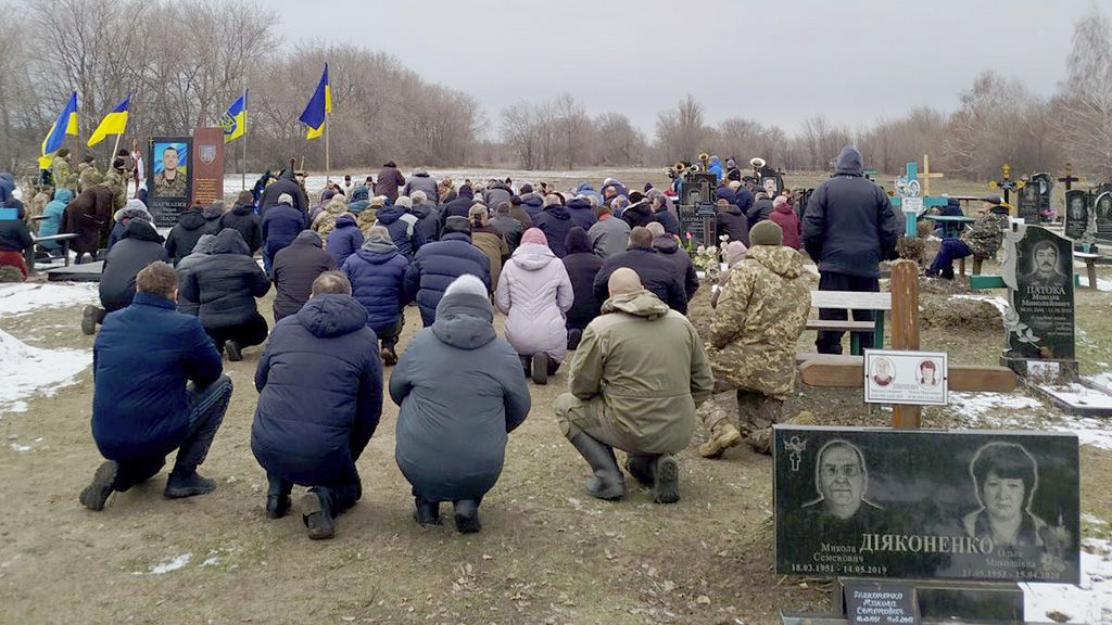 Кобеляцька громада провела в останню путь свого Героя