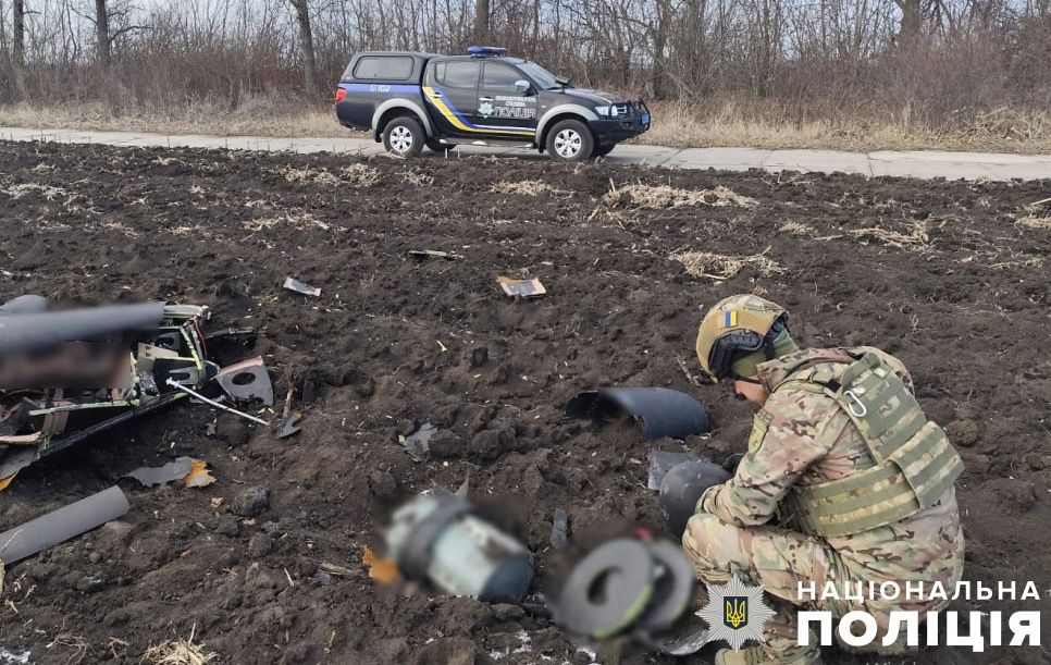 На Полтавщині знешкодила декілька збитих дронів