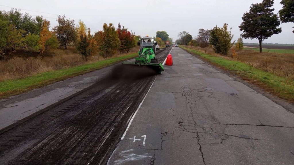 На Полтавщині розпочато ремонт дороги Лубни – Миргород – Опішня