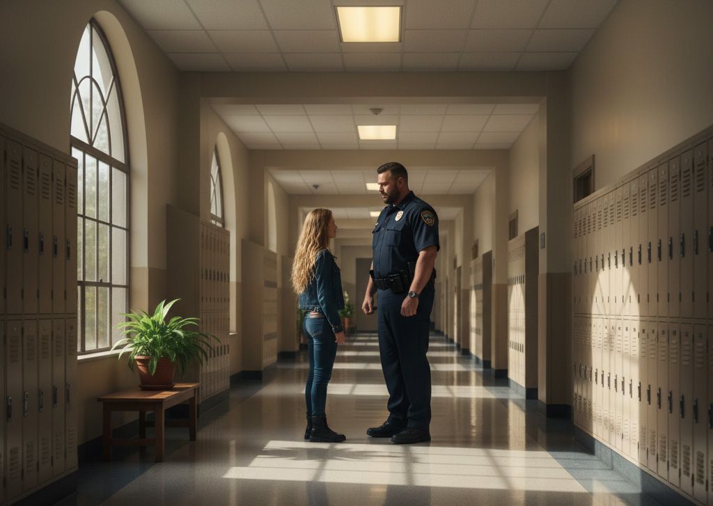 У Полтаві поліція підозрює охоронця школи у неправомірних діях сексуального характеру стосовно неповнолітньої учениці