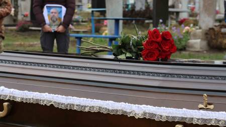  Лохвицька громада попрощалася з Олександром Божком — Захисником України, який понад рік вважався зниклим безвісти