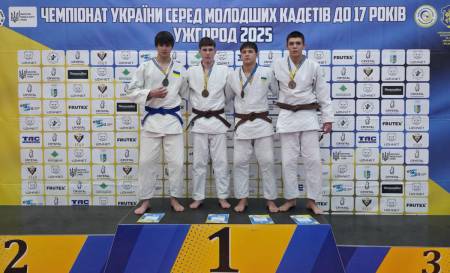 Юні дзюдоїсти Полтавщини вибороли медалі на чемпіонаті України в Ужгороді