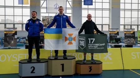 Рятувальники Полтавщини вибороли друге місце у чемпіонаті з гирьового спорту